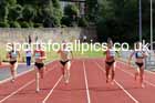 Womens Heptathlon 200 metres, 2024 EAP International Combined events, Hewcham, Northumberland.  Photo: David T. Hewitson/Sports for All Pics